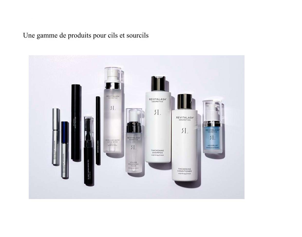 RevitaLash® Cosmetics : des actifs cosmétiques de pointe